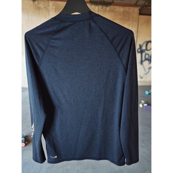 Quiksilver Surf Logo Shirt XL – Blue Long Sleeve Performance Rashguard - Picture 3 of 11